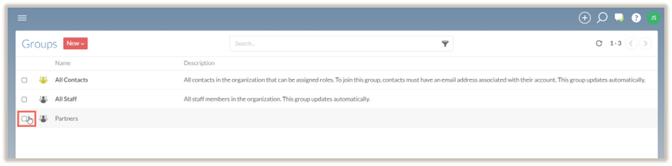 Select the group that requires access to SQM.